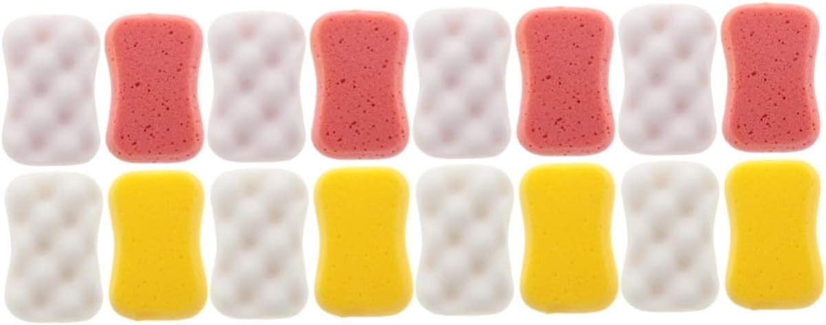 Exfoliërende Loofahs - Bad Sponsjes - Huid Reinigen - Zachte Schuimvorming - 16 Stuks - Willekeurig