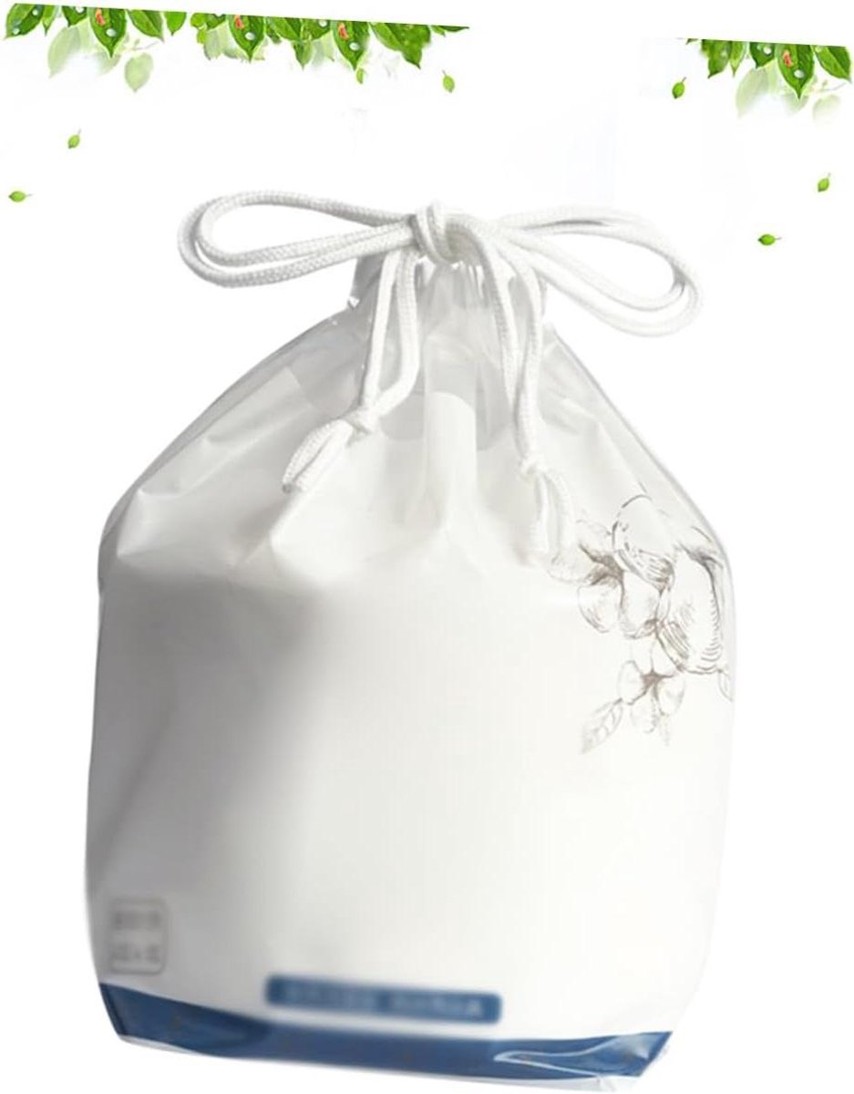Katoenen Washandjes - Wegwerphanddoekjes Babydoekjes - Make-up Verwijderen - Zacht Comfortabel Non-woven - 1 Rol - Wit