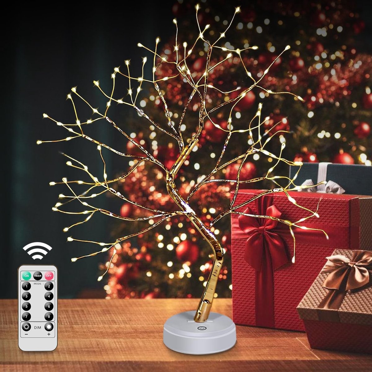 Omgoods - LED Bonsai Boomlamp met USB en Batterij