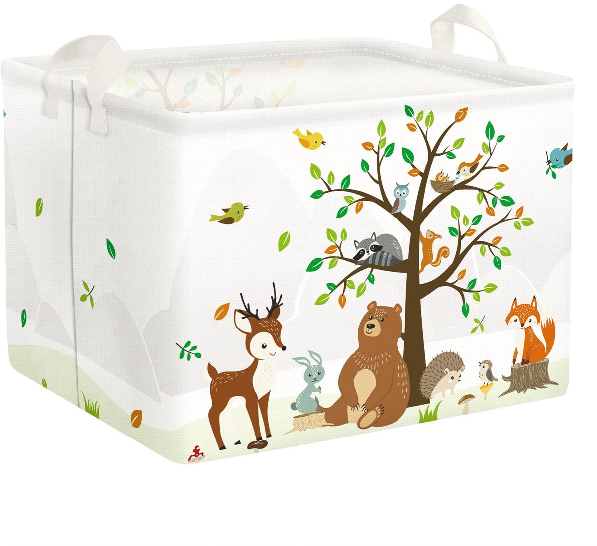 Omgoods - Multifunctionele Opbergmand voor Baby met Bosdieren