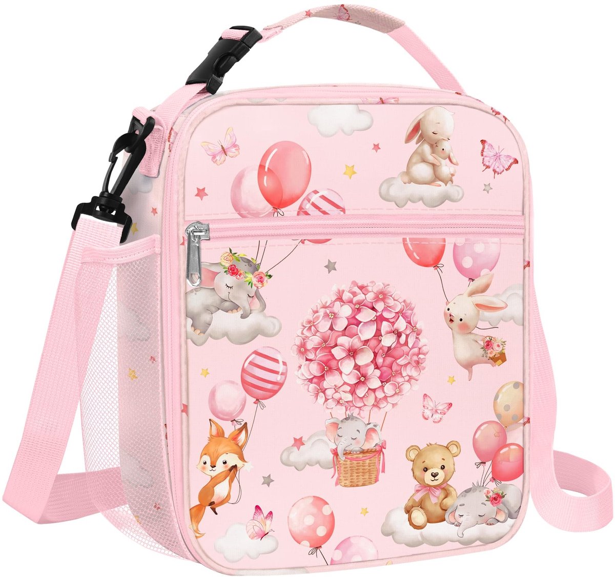 Omgoods - Clastyle Geïsoleerde Lunchtas - Grote Thermo Koeltas voor Meisjes in Roze