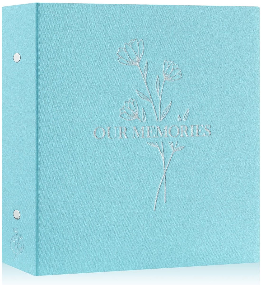 Omgoods- Fotoalbum extra groot - 10x15 cm - Insteekvakjes - Luxe linnen omslag - Waterdicht - Geschikt voor 1000 foto's - Zuurvrij en stofvrij - Fotoboek