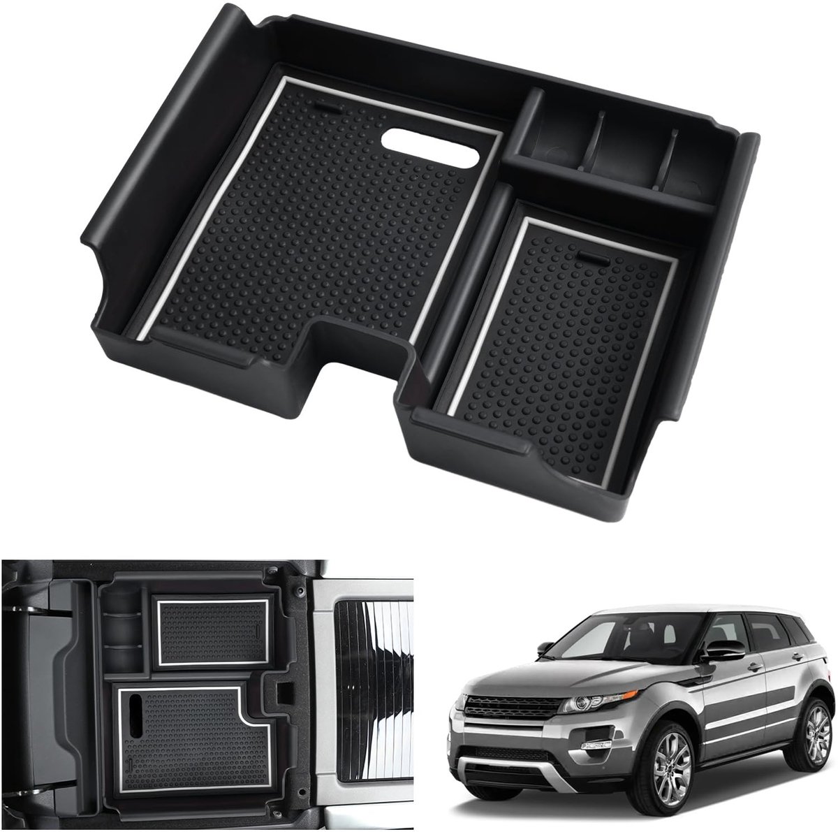 Omgoods - Evoque L538 Opbergbak voor Range Rover Evoque 2011-2018 - Center Console Organizer