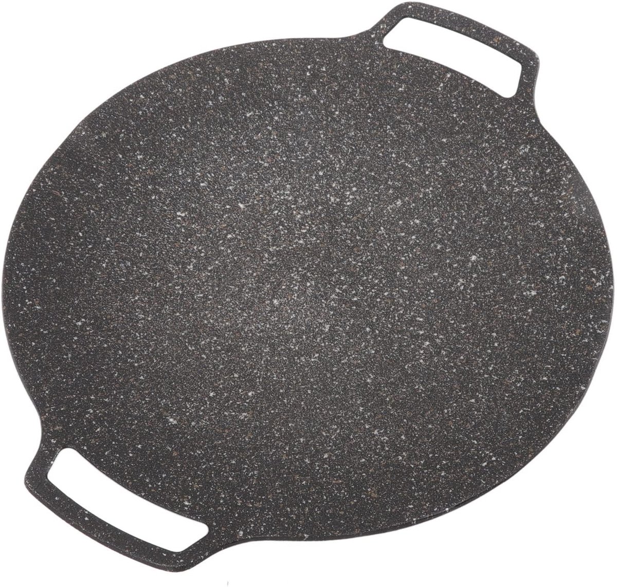 Omgoods - Ronde Gietijzeren Grillplaat, Non-Stick Grillpan voor Thuis