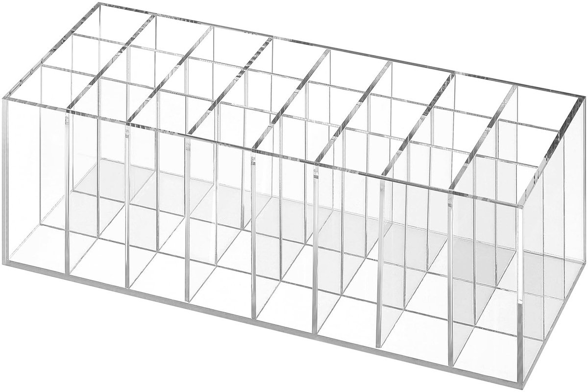 Omgoods - Lippenstifthouder met 36 Compartimenten - Stijlvolle Acryl Make-up Organizer voor Desktop