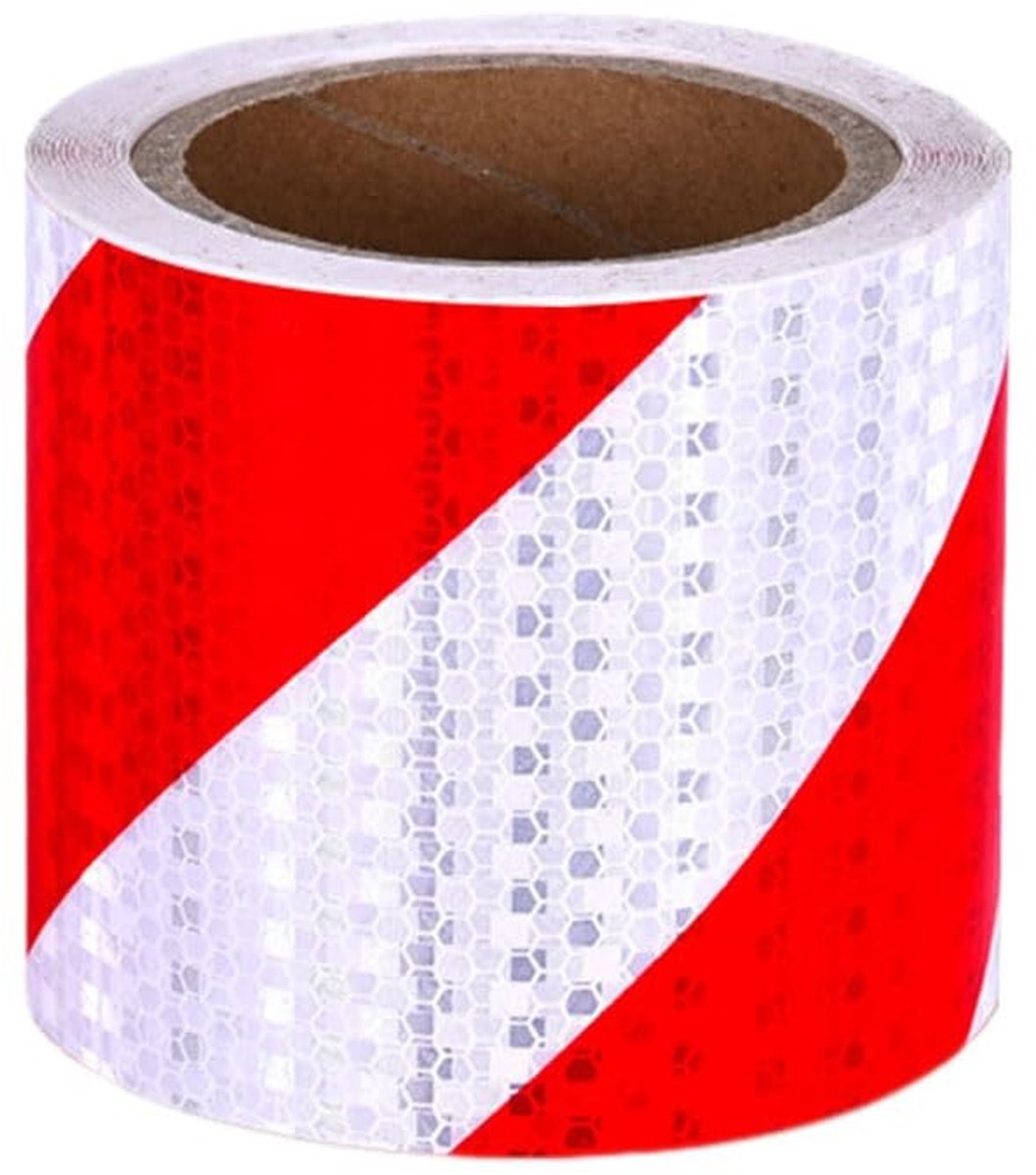 Omgoods - Waterproof Reflective Tape 10cm x 10m voor Veiligheid en Zichtbaarheid