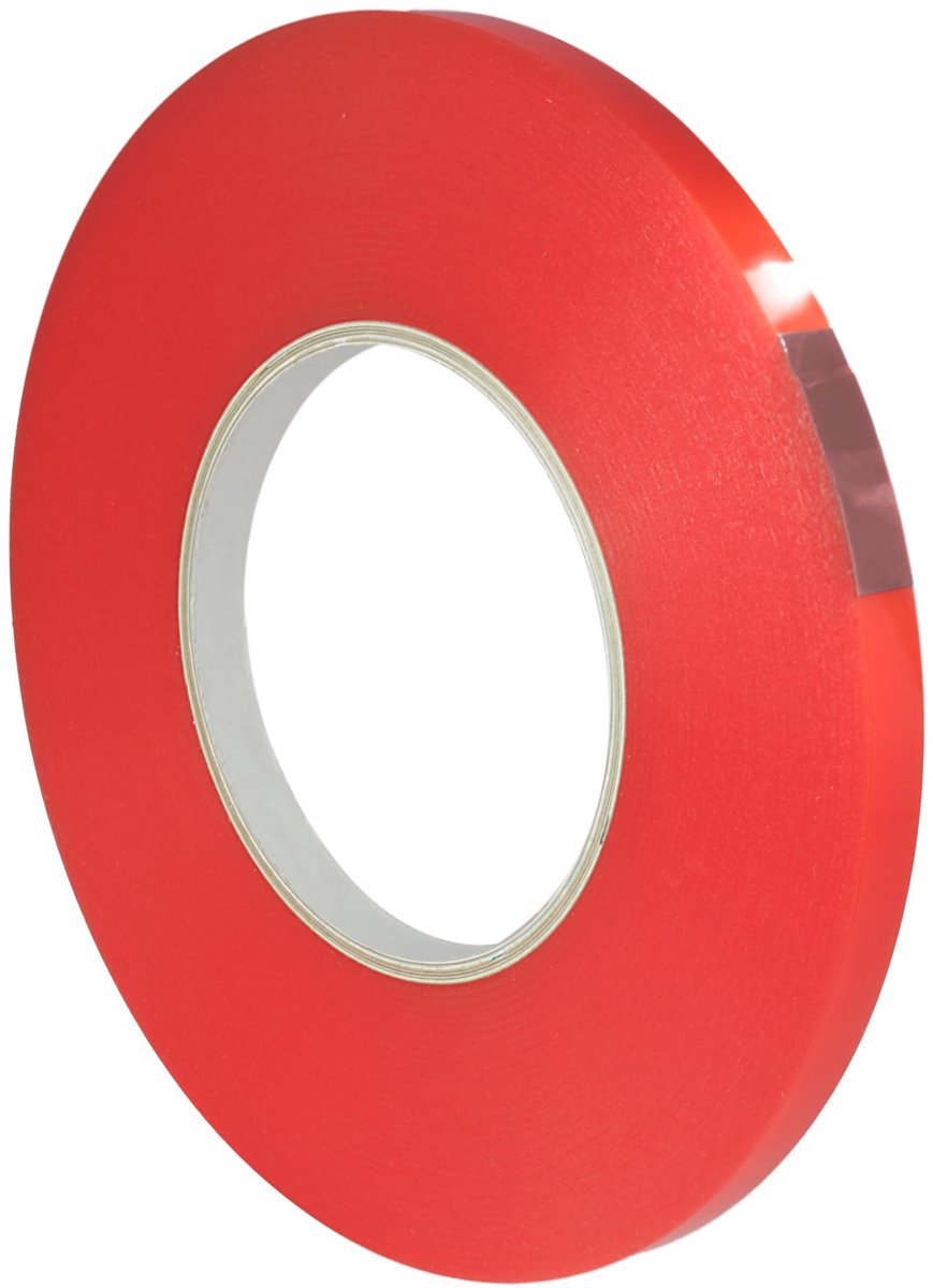 Omgoods - Dubbelzijdige Hechtape van Transparante PET Film, Extra Dun en Sterk