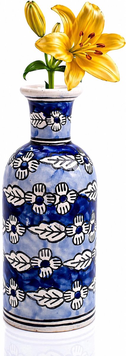 Omgoods - Decoratieve Aardewerken Bloemenvase voor Binnen