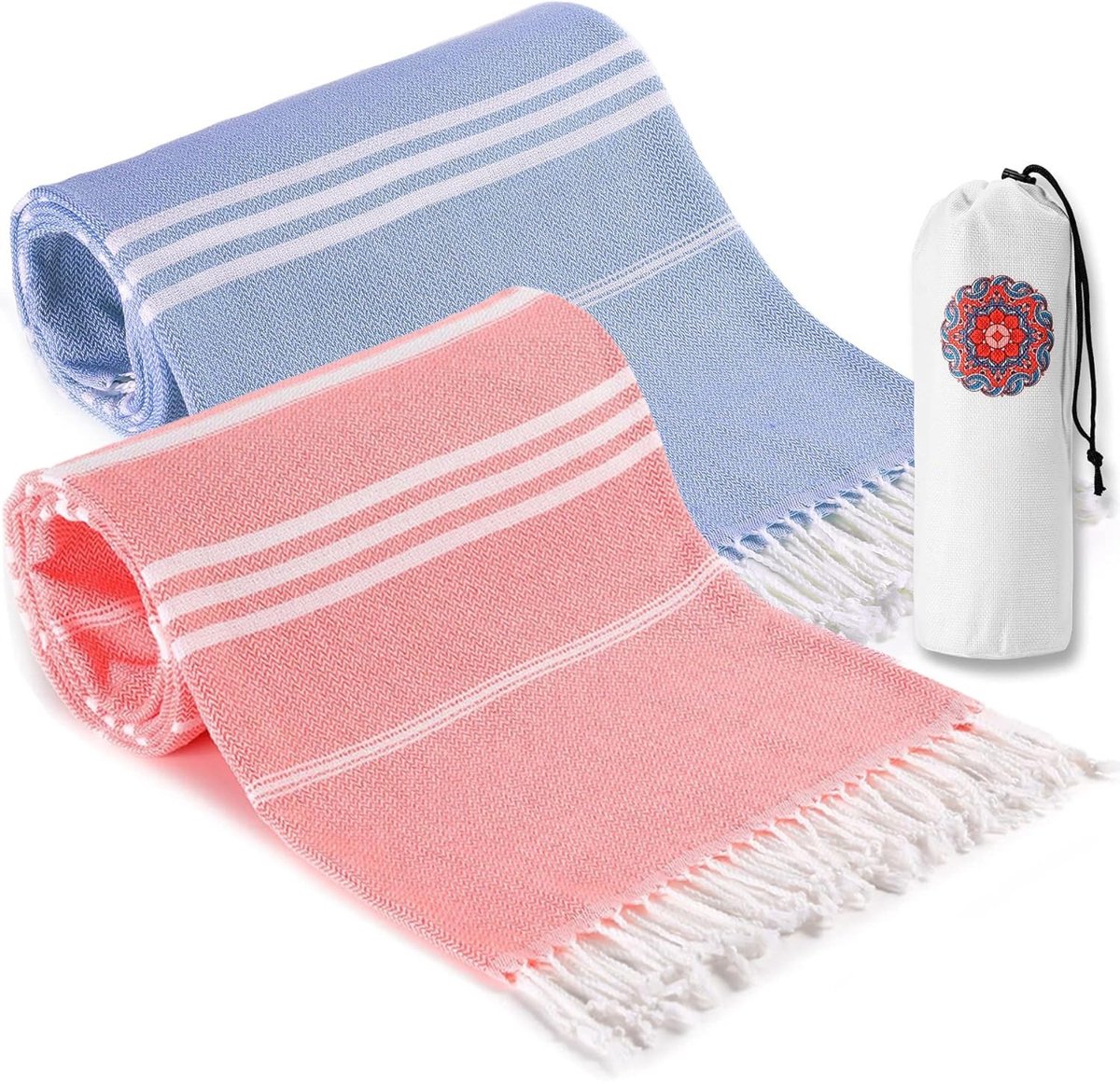 Omgoods - XXL Strandhanddoek van Microvezel, Zacht en Sneldrogend