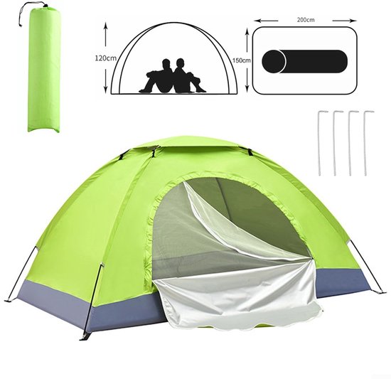 Omgoods - Ultralight Dome Tent met Waterproof Ontwerp voor 2 Personen — afbeelding 4