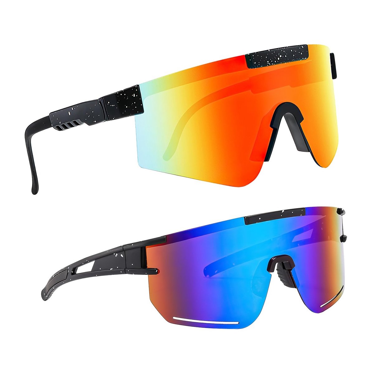Omgoods - Set van 2 Polariserende Fietszonnebrillen UV400