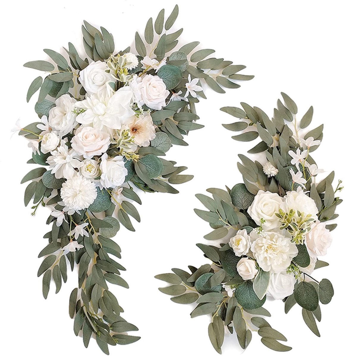 Omgoods - Kunstbloemen Set voor Bruiloft Decoratie (Pack van 2)