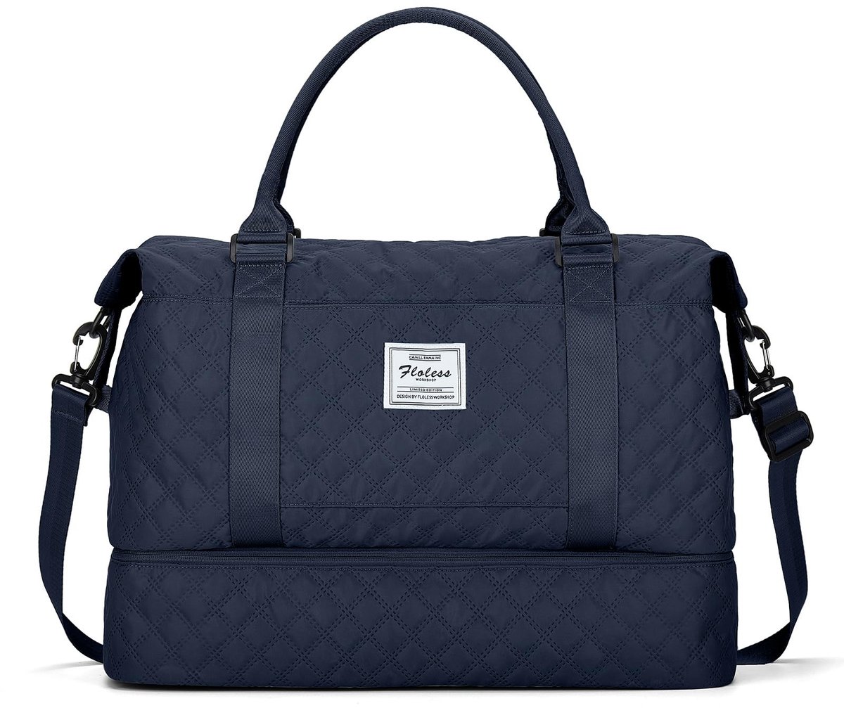 Omgoods - Vrouwelijke Reisweekendtas - Waterproof Duffle Bag met Schoencompartiment