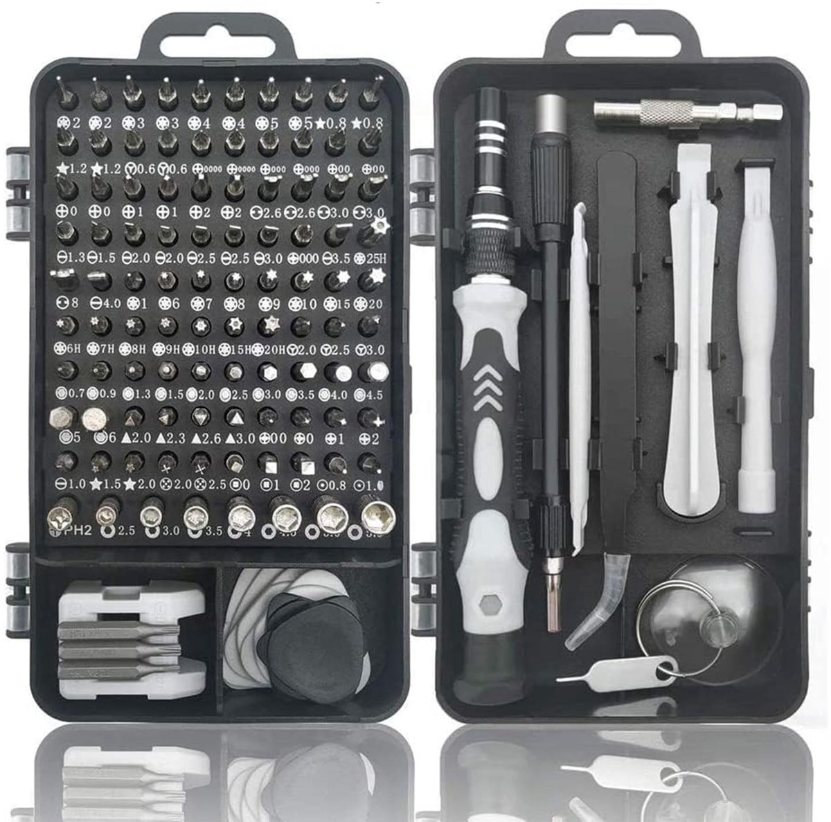 Omgoods - 115-in-1 Precisie Schroevendraaierset voor Elektronica Reparaties