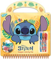 Disney Stitch Doeboek - Activiteitenboek - Tekenen, schrijven en stickeren - 25-delig - Speelgoed Kinderen - Knutselen - Voor meisjes en jongens - Ook voor kleuters - Vanaf 3 jaar - Totum