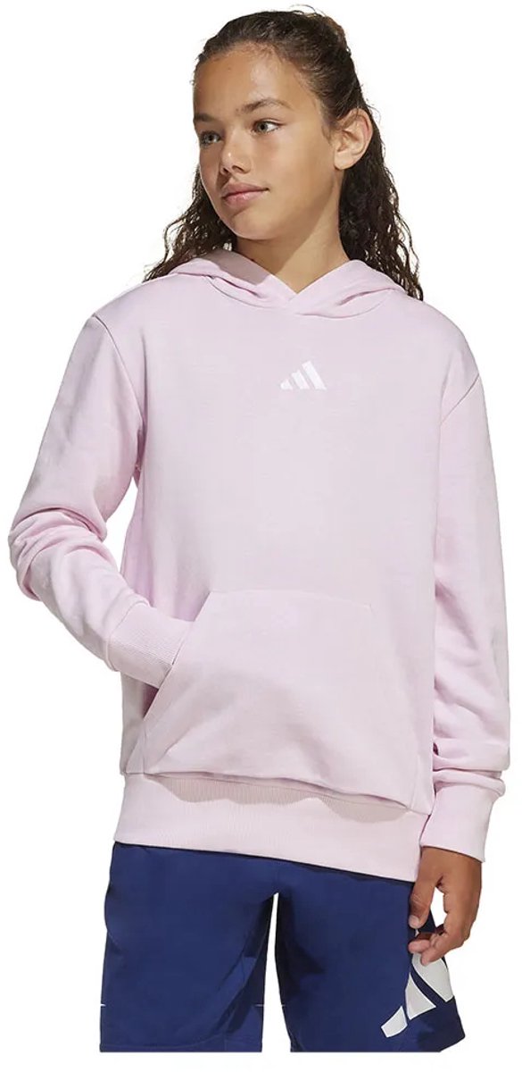 Adidas Essentials Small Logo Hoodie 9-10 Years Kinderen Roze