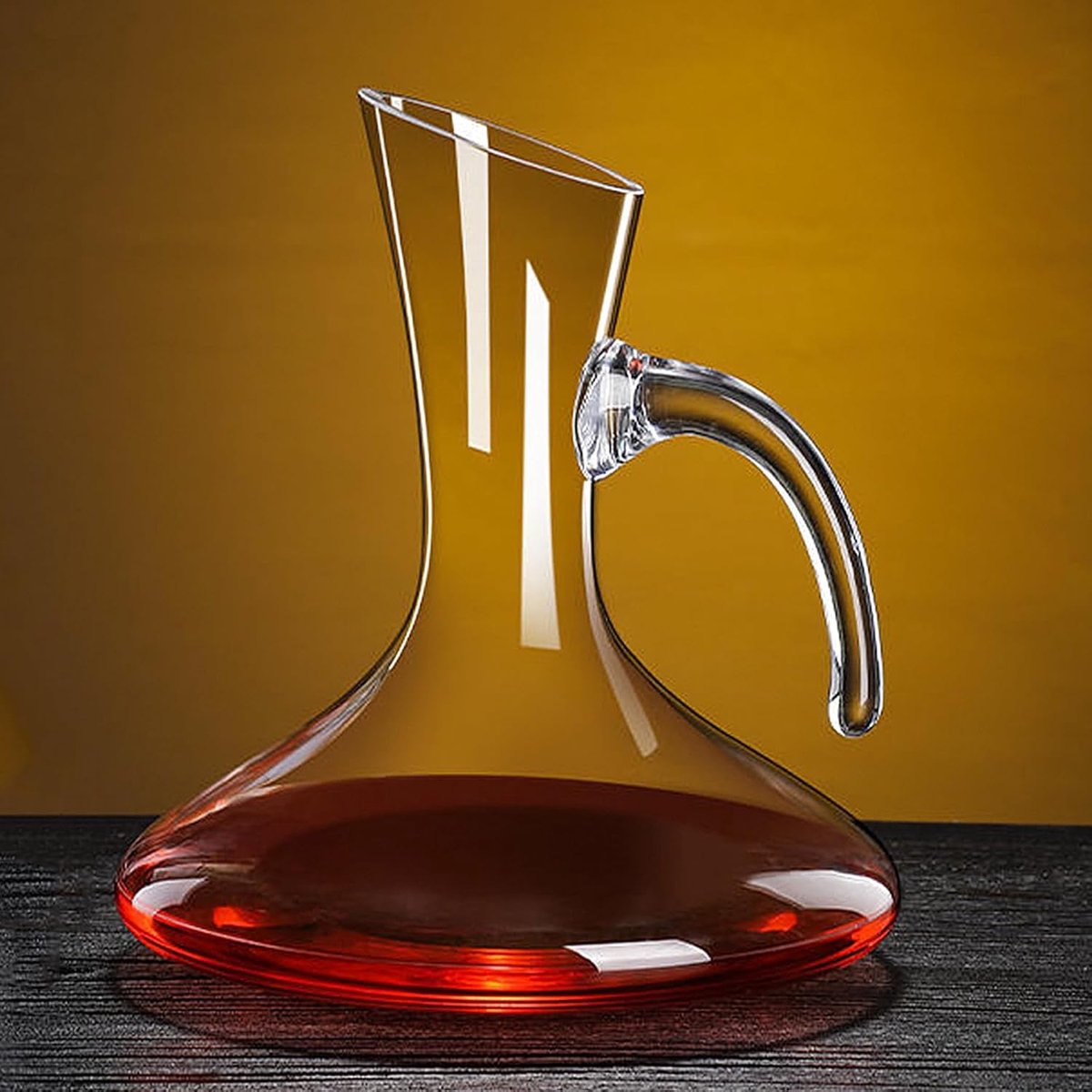 Wijnkaraf 1,5L - 100% loodvrij kristal - elegante decanteerder - optimale smaakbeleving voor wijnliefhebbers - SnelShoppen