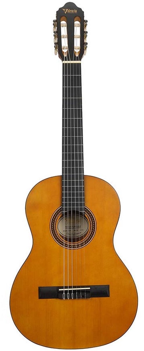 Valencia VC203 Klassieke Gitaar 3/4 Naturel Satin