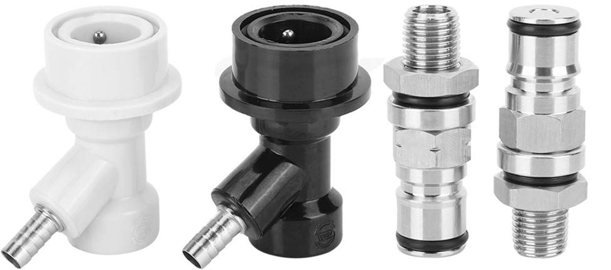 Ball Lock 1/4 Inch - RVS - O-ring ontwerp - Eenvoudige aansluiting voor brouwerij - ShopVlot