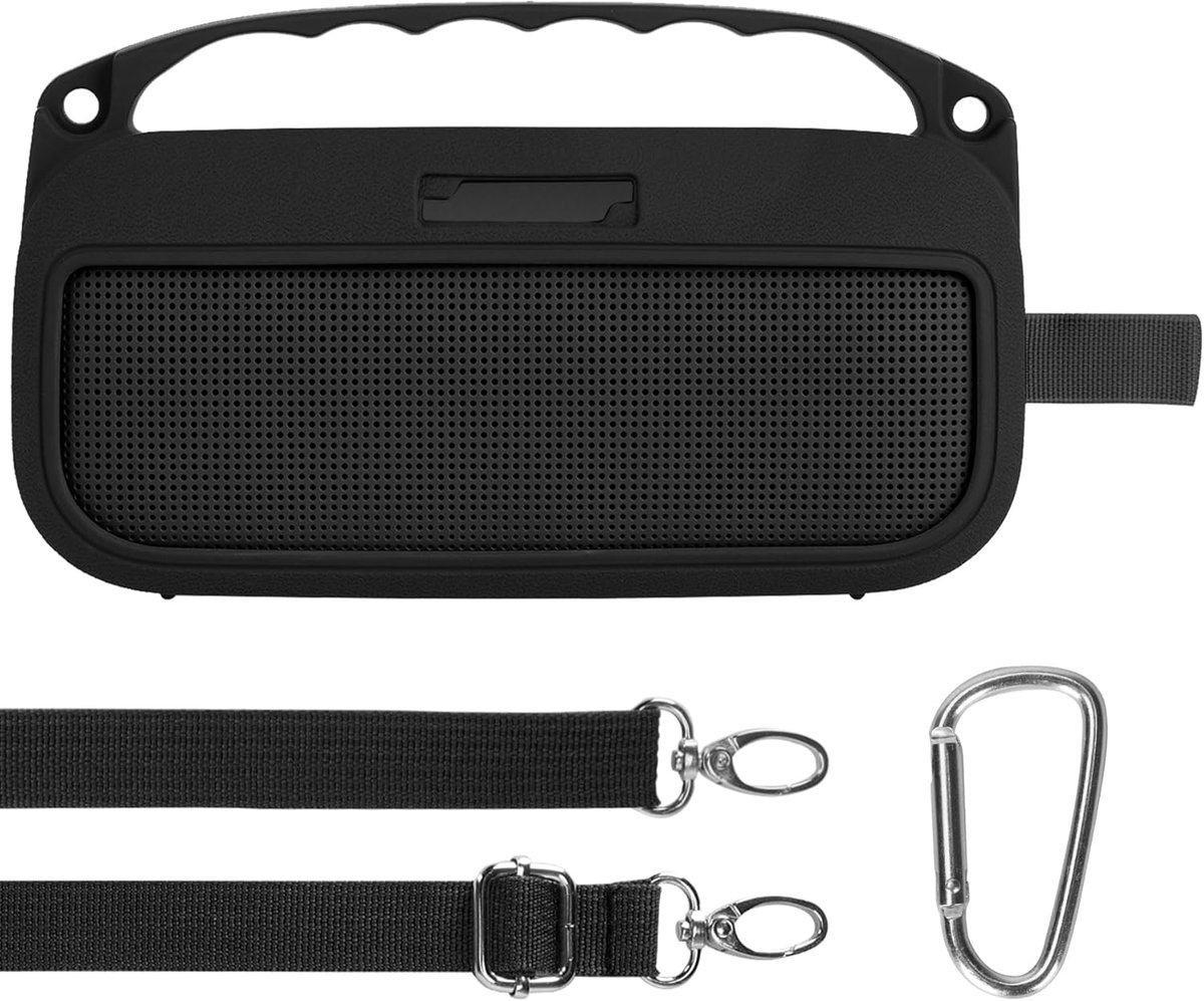 Lebakort Silicone Case Compatible with Bose SoundLink Flex Portable Speaker (2nd Generation) Comes with Shoulder - ShopVlot