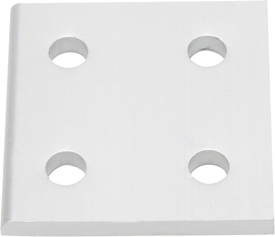 5 Stuks Aluminium Extrusieprofiel Verbindingsplaten 4-gats Verticale Verbindingsplaten voor Lineaire Verlengingsverbinding/Overlappende Verbinding Tussen Profielen(8080-4 hole) — afbeelding 4
