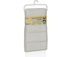Biologisch Bamboe Luiers - Wasbare Luiers - Baby Verzorging - Niet-allergeen Antibacterieel - 70 cm - Wit Multikleur