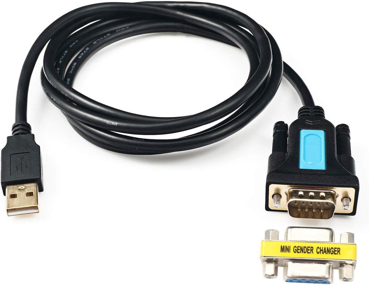Naar RS232 Adapter Met Prolific PL2303 Chipset - 6ft 2m USB 2.0 Male Naar DB9 Serial Male - Voor Windows XP, Vista, 7, 8, 10, Mac OS Linux