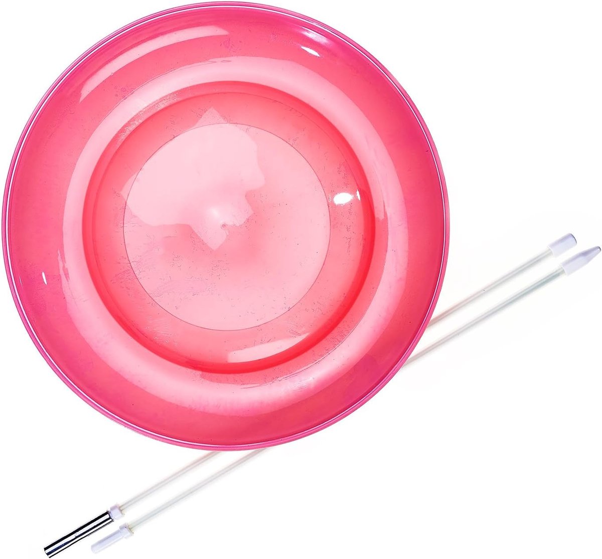 515783 Acrobat Soft Spinning bord met handstick, rood