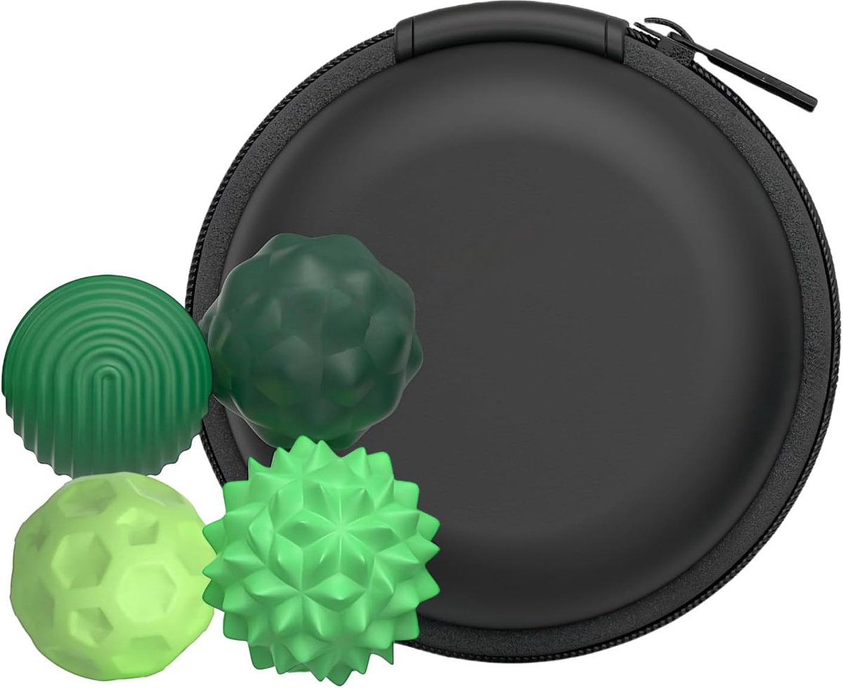 Magnetisch fidget-speelgoed, fidget-ballen, magnetisch spel, magnetische fidget-bal van siliconen, sensorisch speelgoed met siliconen hoes voor volwassenen en kinderen, stressvermindering en