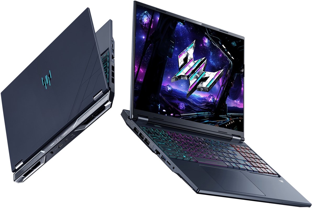Bol.com Acer Predator Helios 18 AI PH18-73-95WR - Gaming Laptop - 18 inch Mini LED 250Hz - Core Ultra 9 - 64GB - 5TB SSD - RTX 5... aanbieding