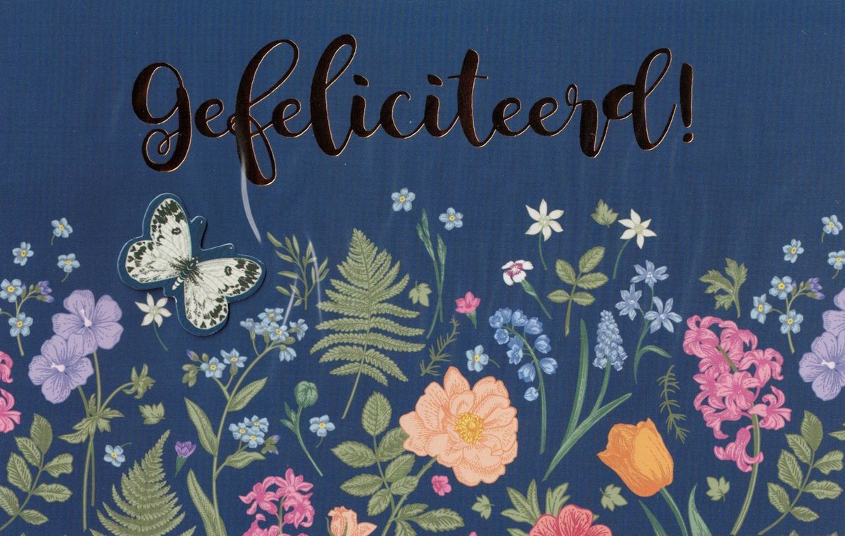 Wenskaart | 6 stuks | ADIOS applicatiekaart Gefeliciteerd!