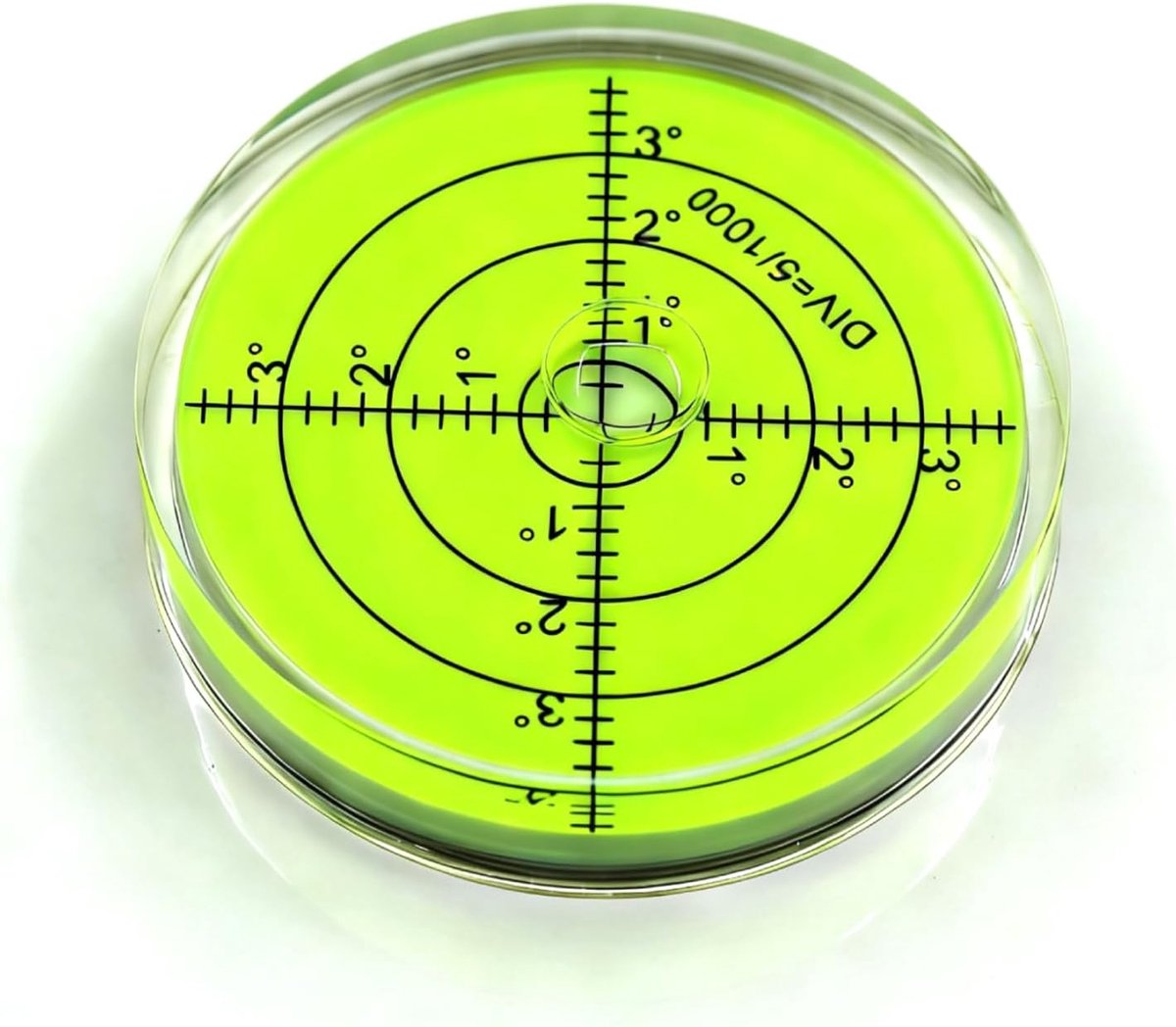SnelShoppen - Ronde Libelle Waterpas Ø 60mm, Mini Waterpas, Precisie Waterpassen voor Meten van Camera Platforms, Schalen en Elektronische Apparaten