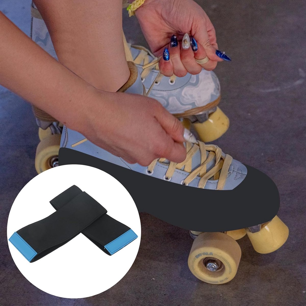 SnelShoppen - Roller Skate Bescherm Sokken, Inline Skate Bescherming, Skate Covers, Beschermende Schoenhoezen Voor Roller Skates, Speed Skates, Platte