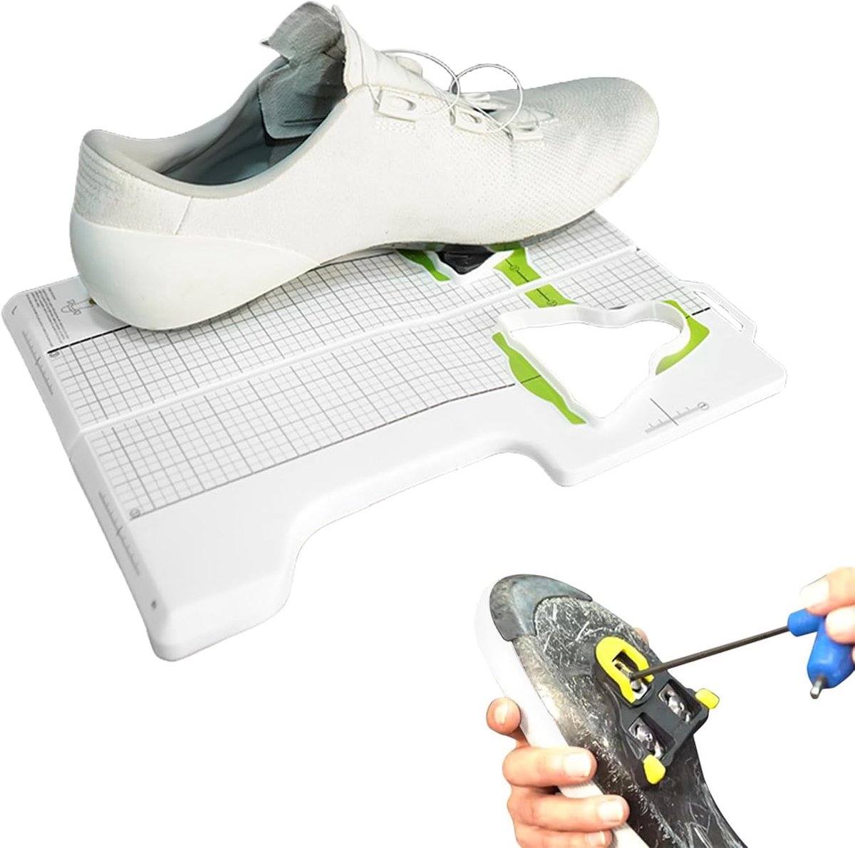 SnelShoppen - Pedal Cleat Afstelgereedschap voor Fietsschoenen, SPD Klemmen Afsteltool, Precisie Klemmen Voor Makkelijk Installeren van Fietspedalen