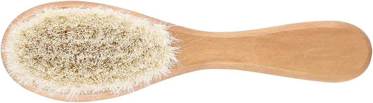 cap brush, Baby Brush Soft Baby Hairbrush Head Massage Care Comb with Wooden Handle Baby Hairbrush for, Toddler, Kids - ShopVlot