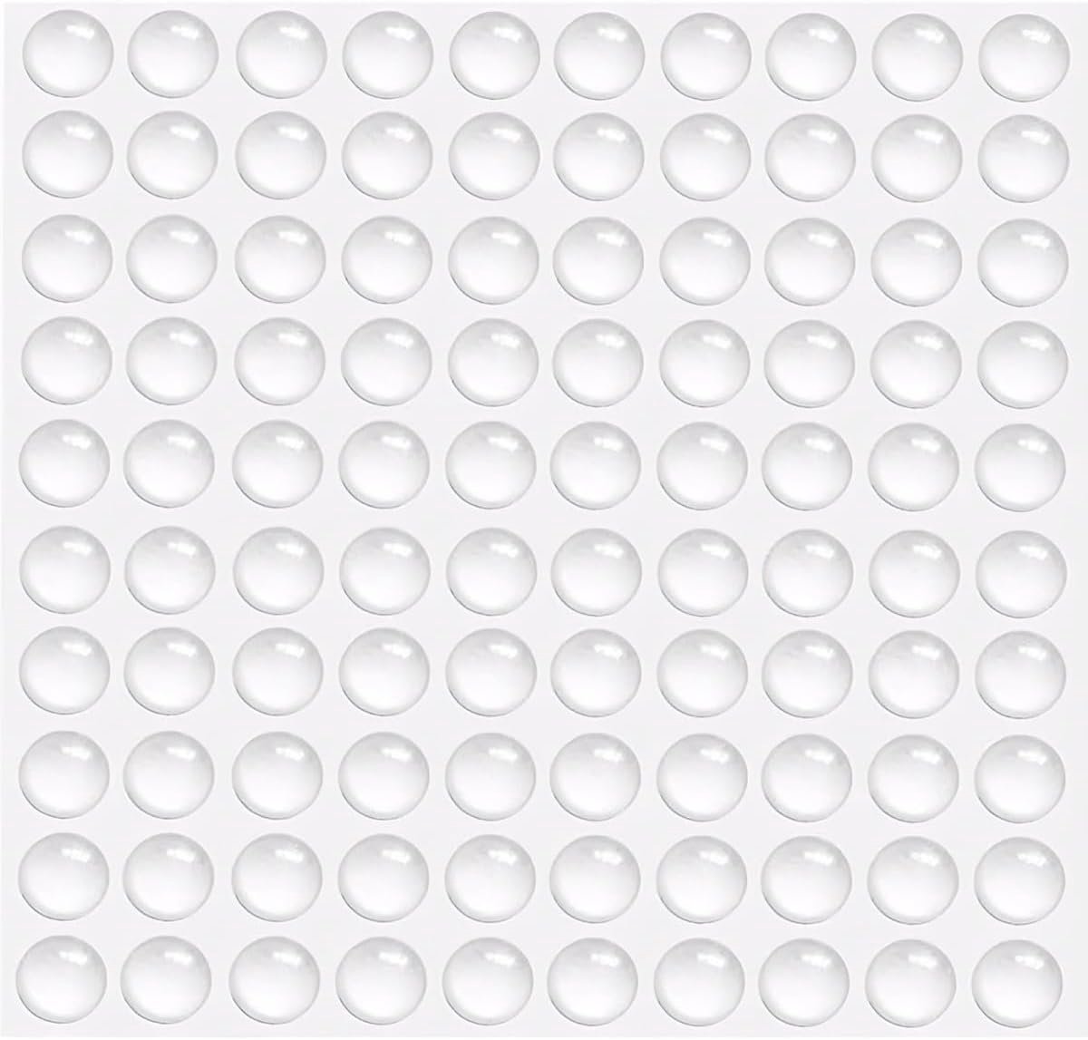 SnelShoppen - 100 Stuks Elastische Buffers Transparant - Rubber Beschermbuffers - Zelfklevende Deurbuffer voor Meubels 8mm Geluidsdempende Pads