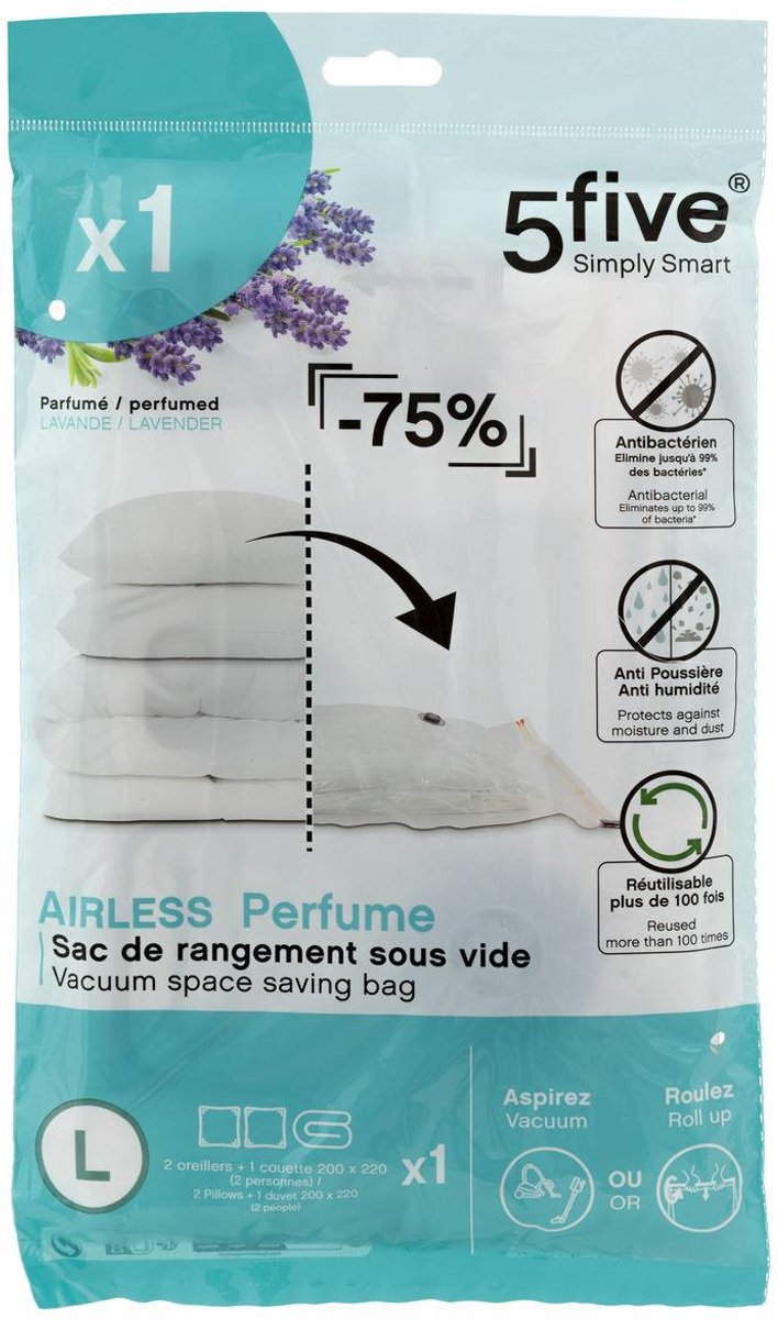 Geparfumeerd vacuümzakje voor kleding AIR