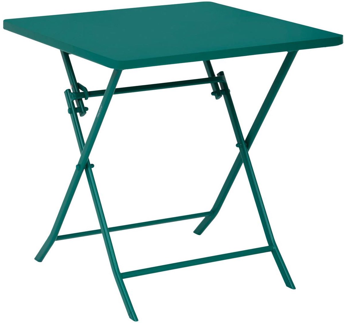 Vierkante opvouwbare tuintafel voor 2 personen van staal, model GREENSBORO