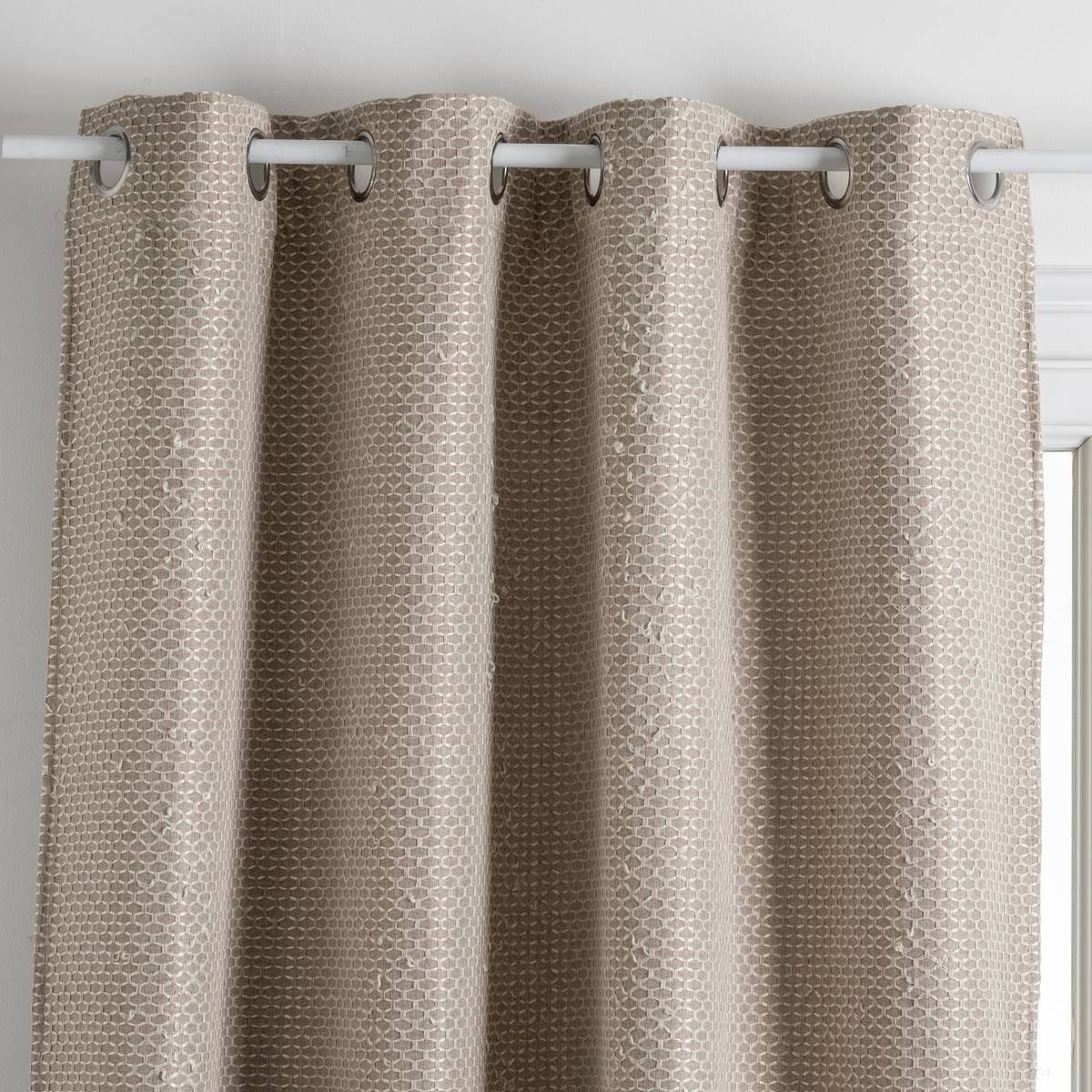 Atmosphera Créateur d'intérieur® Vervormd verduisteringsgordijn MATTONE Beige lin