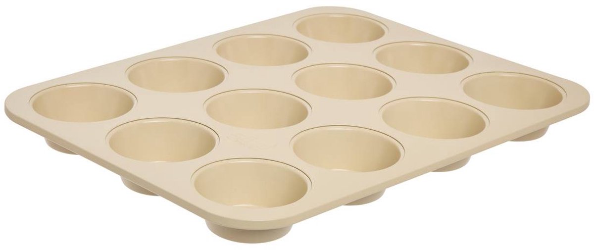 Muffinvorm voor 12 stuks van staal HARMONY