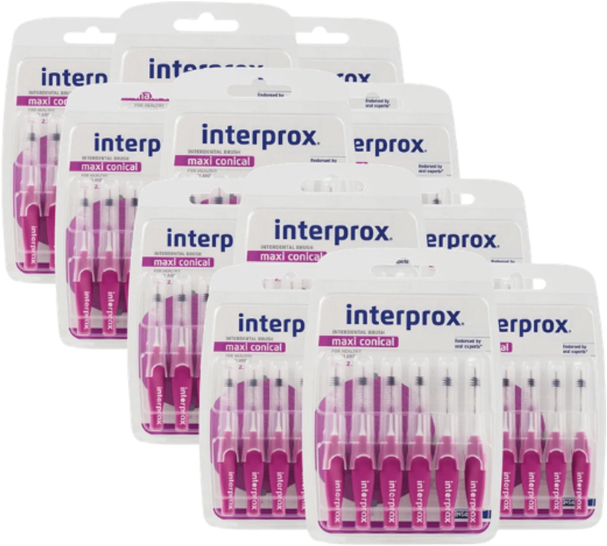 12x Interprox Ragers Maxi Conical PHD 2.3 Paars - 6 stuks
