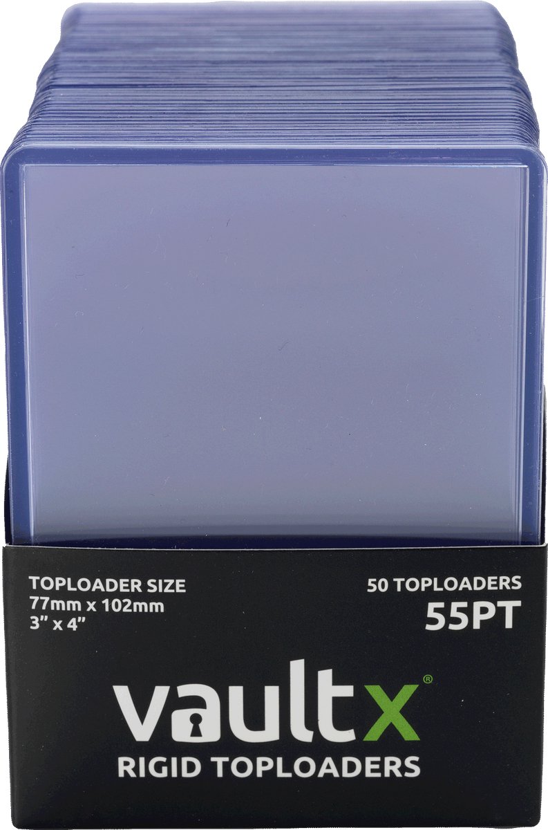 Vault X Toploaders 55pt voor Trading Cards - Kaartenhouders - 50 Stuks
