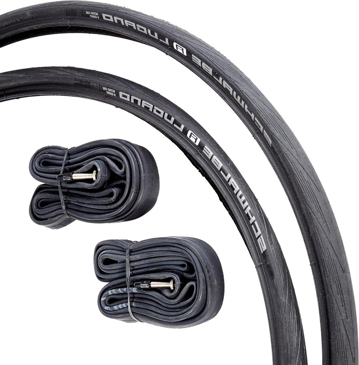 Racefiets Banden - Fietsbanden Clincher - Sportief Fietsen - Prikkelbestendig - 700c x 25 - Zwart