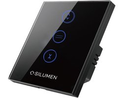 Wifi Connected Rolluikschakelaar - Aanraakgevoelig Zwart - Overig - Zwart - Zwart - SILUMEN