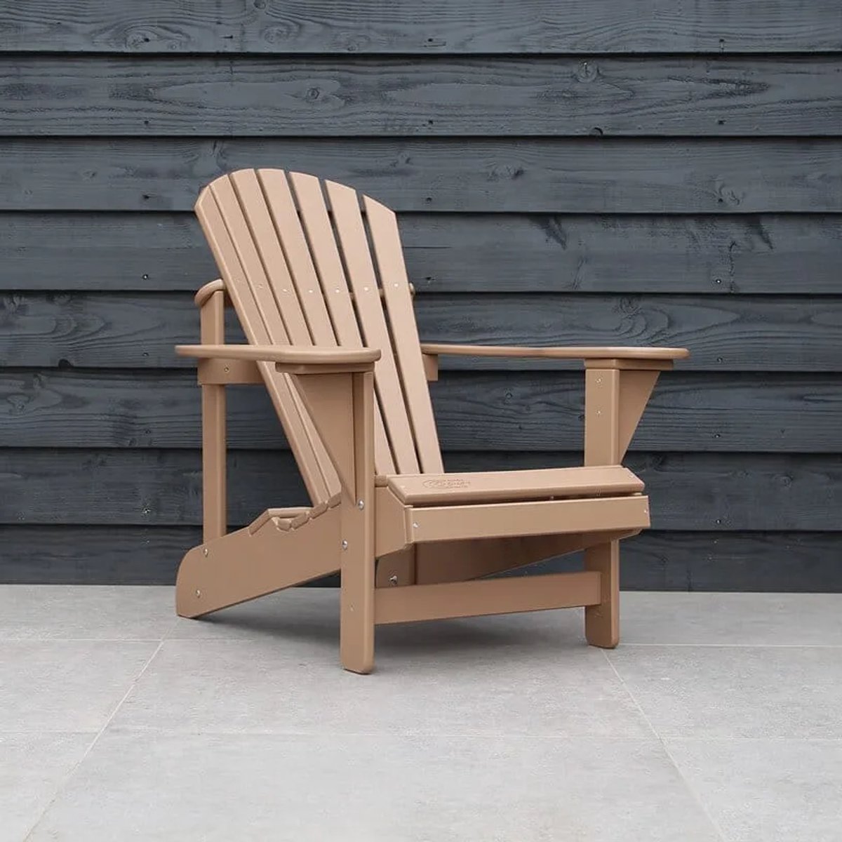 Originele Adirondack Tuinstoel | Kunststof | Lichtbruin | 10 jaar garantie | Binnen 2-5 werkdagen geleverd | Canada Comfy Chair