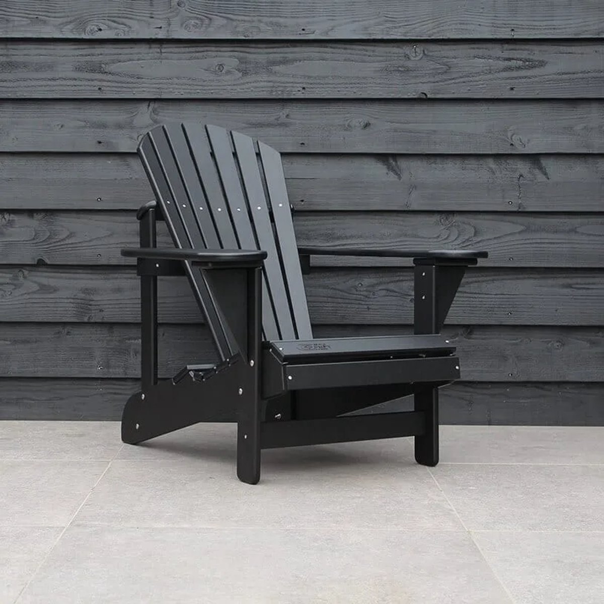 Originele Adirondack Tuinstoel | Kunststof | Zwart | 10 jaar garantie | Binnen 2-5 werkdagen geleverd | Canada Comfy Chair