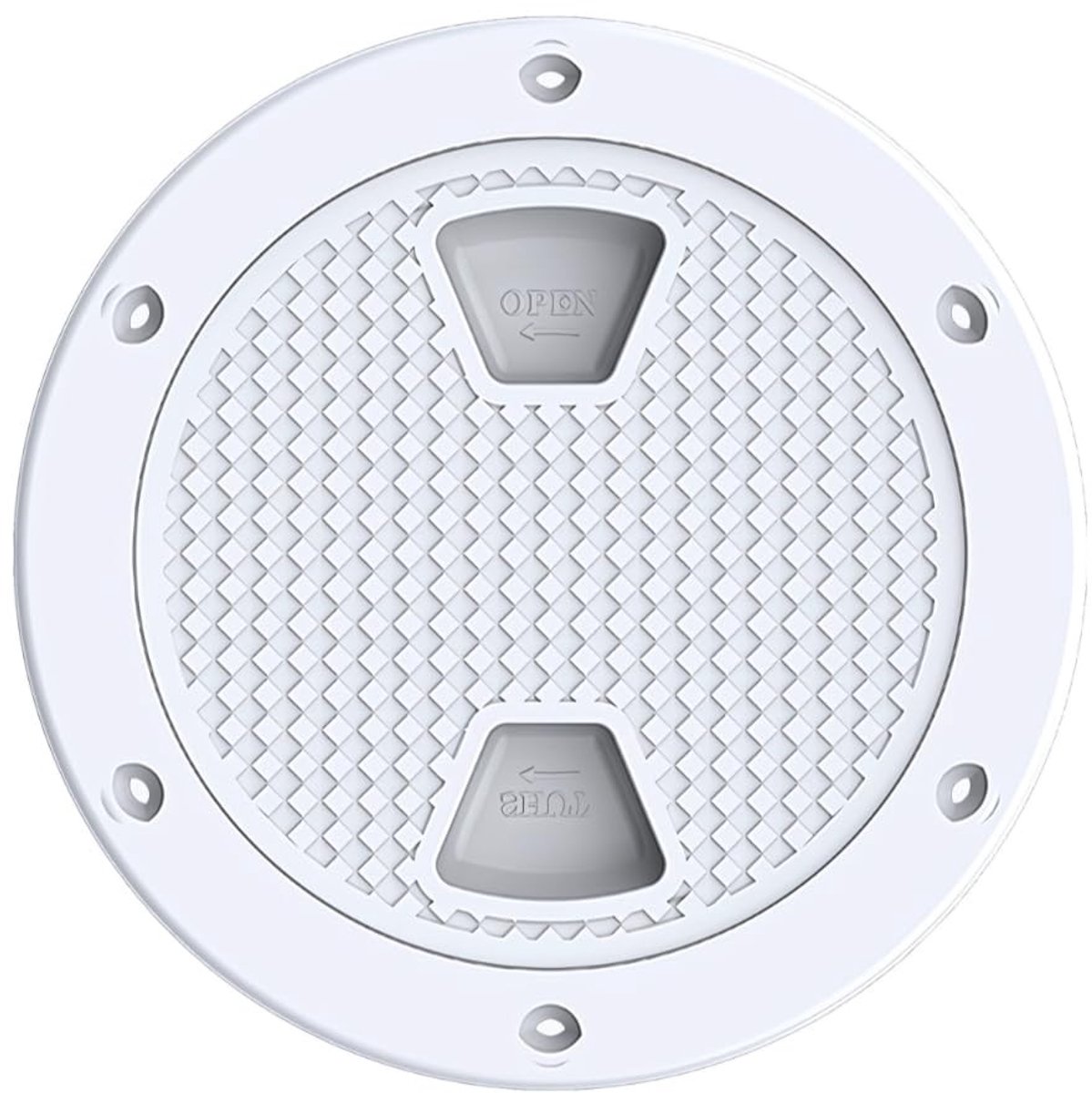 Solidchoice - Antislip Ronde Inspectieklep met Afneembaar Deksel 10,2 cm