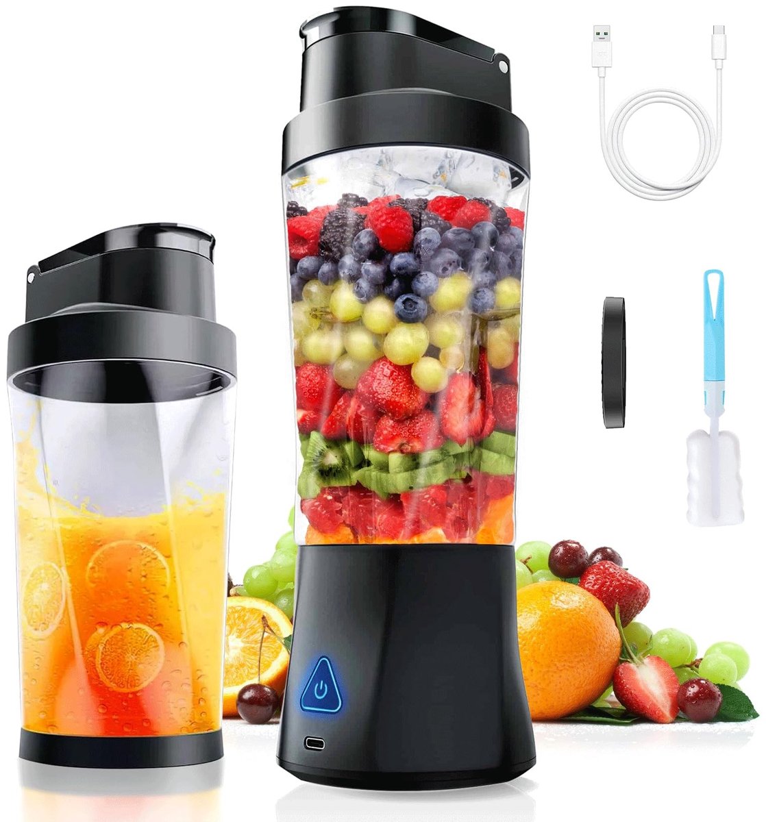 Solidchoice - Draagbare Smoothie Maker met 700ml Capaciteit en USB Oplaadbaar