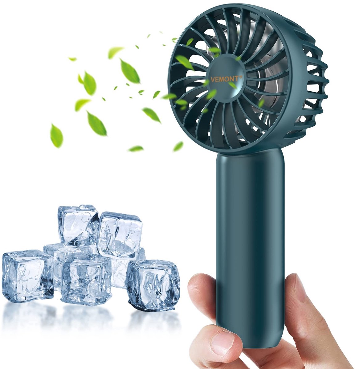 Solidchoice - Mini Handventilator met Oplaadbare Batterij