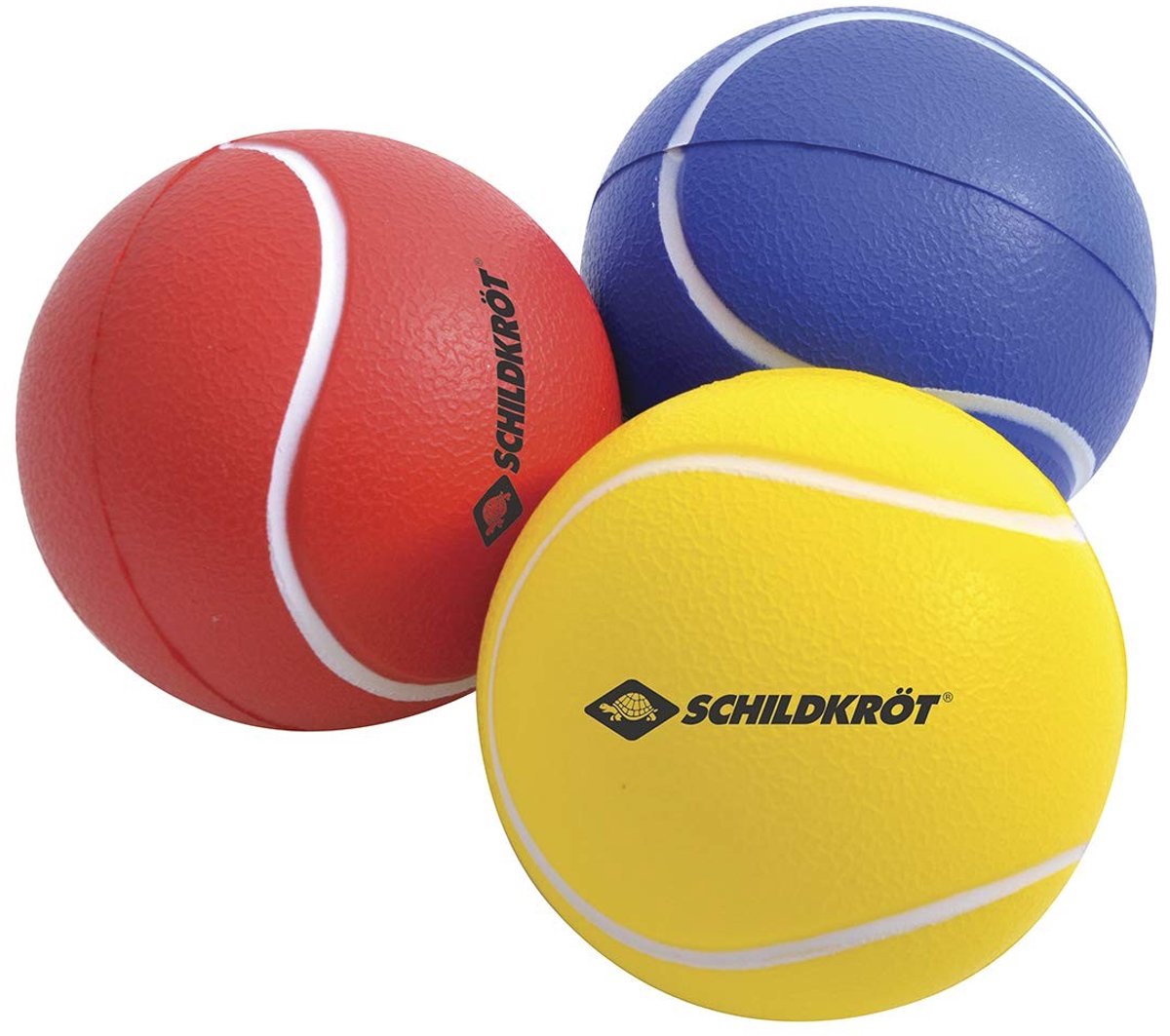 Solidchoice - Set van 3 Zachte PU-Schuim Ballen voor Outdoor Spelletjes